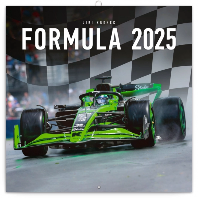 Formule 1 képes naptár – Jiří Křenek 2025, 30 x 30 cm