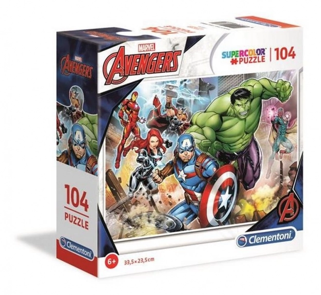 Clementoni Marvel Avengers puzzle 104 darabos