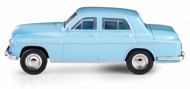 Retro Autó PRL Warszawa 223 Kék