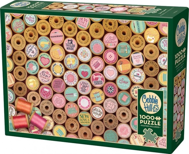 Cobble Hill szerencsés hímzés 1000 darabos puzzle