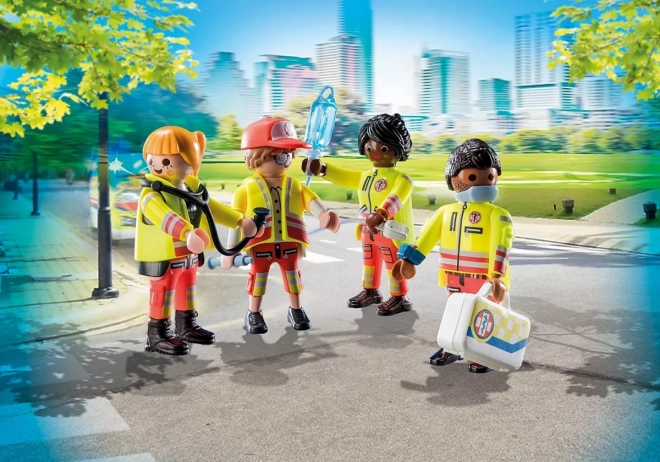 Playmobil életmentő csapat játékszett