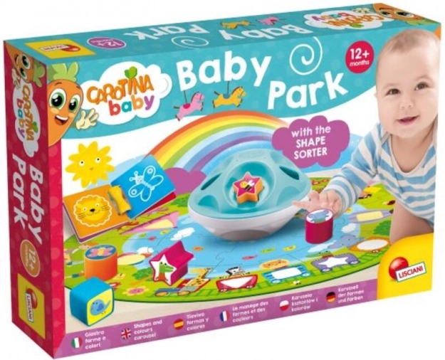 LISCIANI Carotina Baby – formák és színek parkja – oktatójáték 12 hónapos kortól