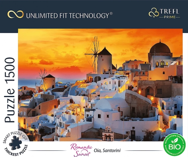 Romantikus naplemente Oia, Santorini puzzle 1500 darab