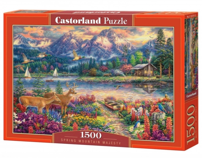 Tavaszi hegyi pompa 1500 darabos puzzle