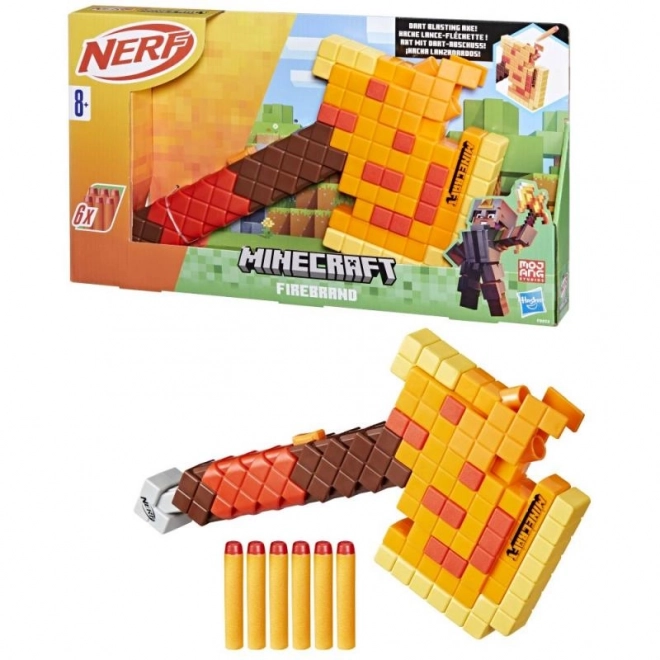 Nerf Minecraft Tűzbrand Balta