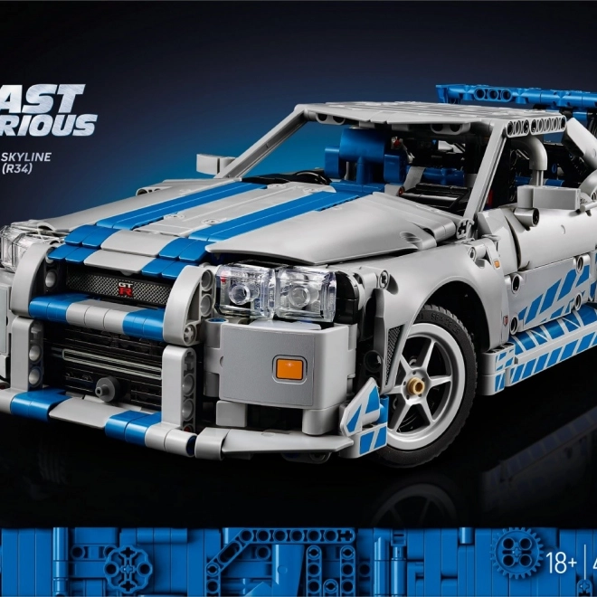 Klocki Technic Nissan Skyline GT-R a Halálos iramban filmből