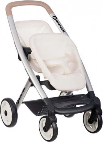 SMOBY Maxi Cosi ikres sport babakocsi, bézs