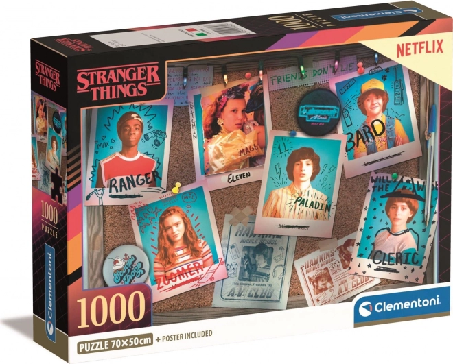 Stranger Things 1000 darabos kirakó Compact