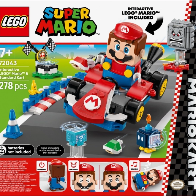 LEGO Super Mario Mario Kart - Interaktív figura és Standard Kart