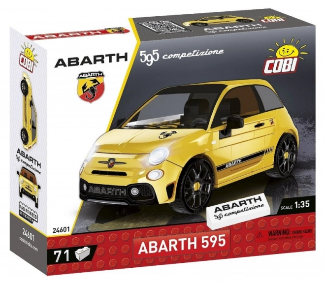 Abarth 595 versenyautó modell készlet