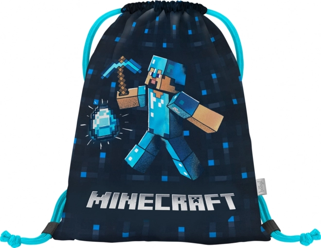 Minecraft kék balta tornazsák