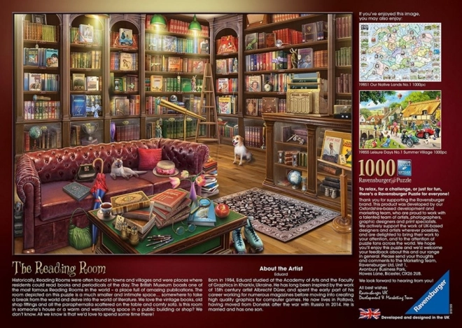 Ravensburger könyvtári puzzle 1000 darabos