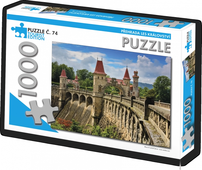 Tourist Edition Királyság-erdői víztározó puzzle 1000 darabos