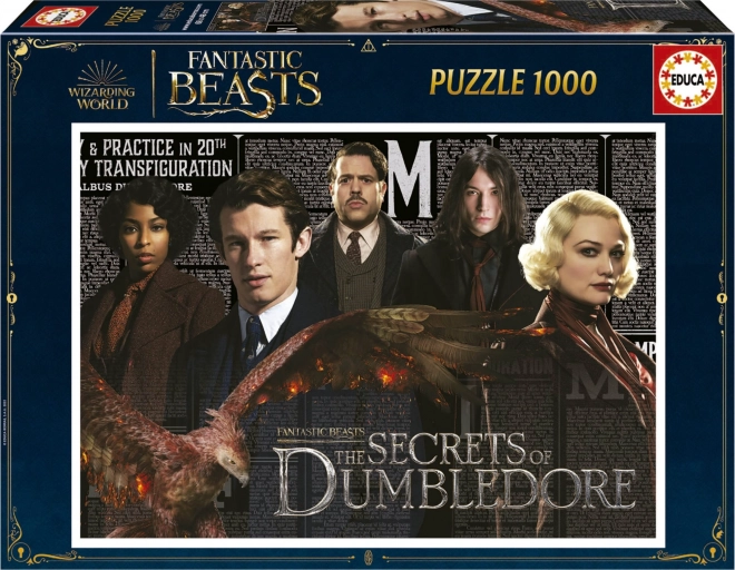 Educa puzzle fantasztikus állatok: Dumbledore titkai 1000 darabos