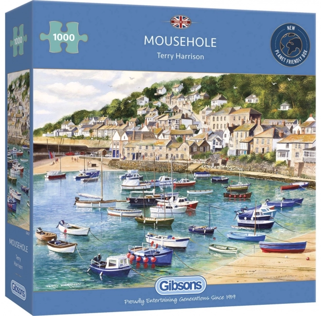 Gibsons puzzle Mousehole 1000 darab