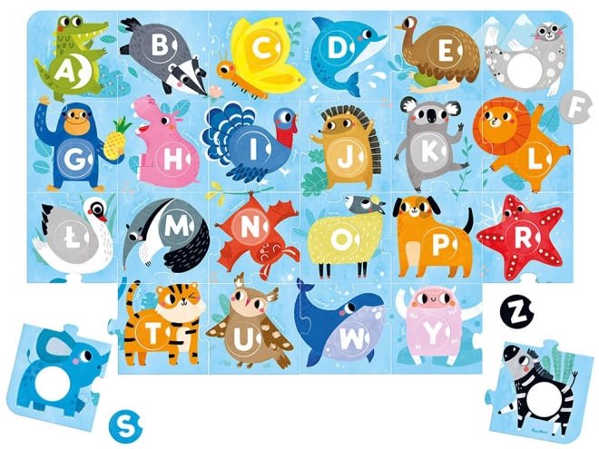 CzuCzu nagy puzzle lyukkal Ábécé