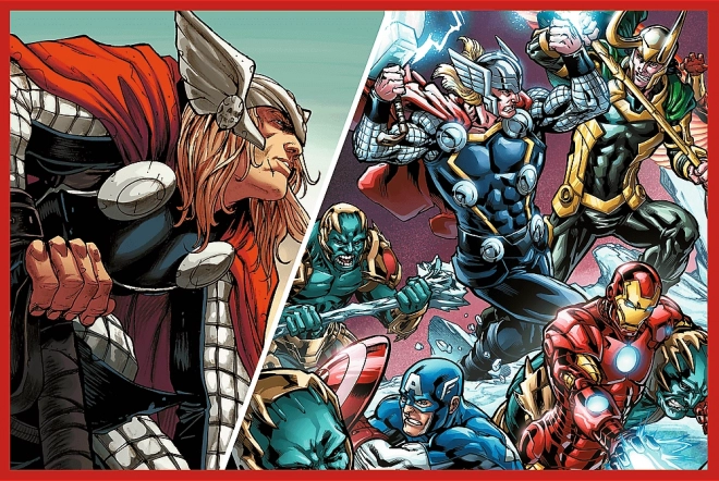 Avengers világ védelmezői 2x200 darabos puzzle