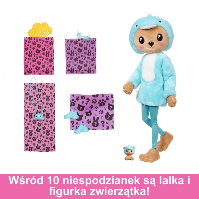 Barbie Cutie Reveal medvés jelmezben