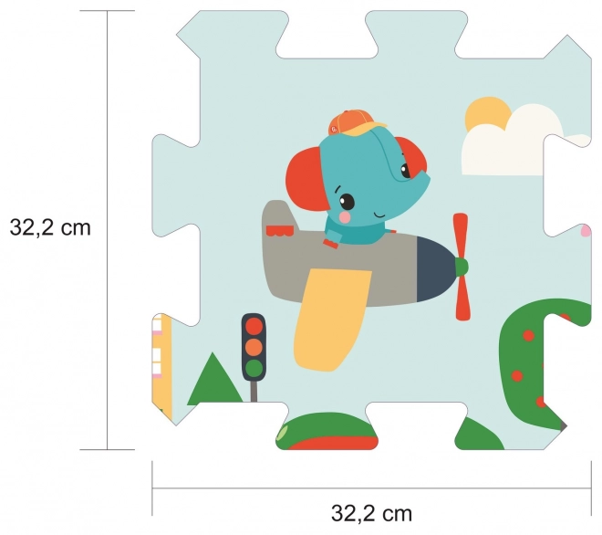 Fisher Price mosolygós habszivacs puzzle