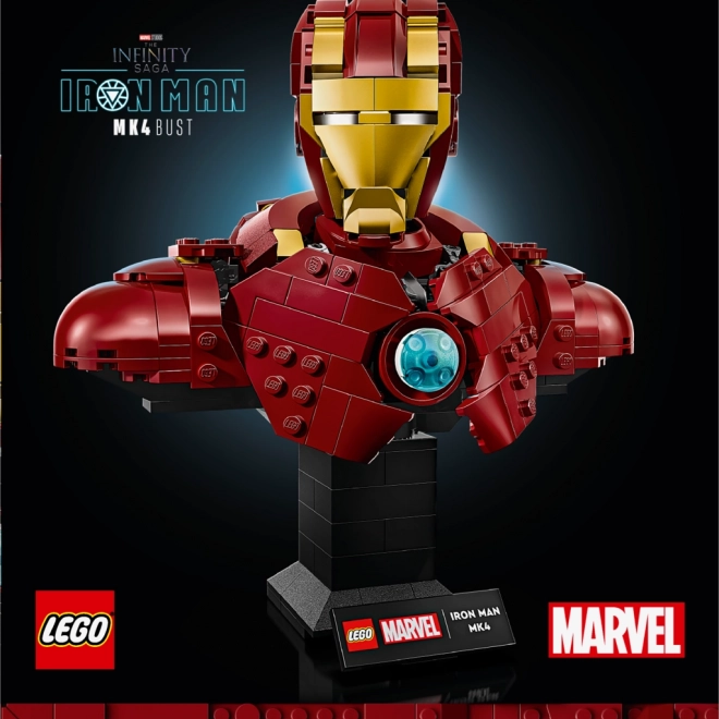 LEGO Marvel Iron Man MK4 mellszobor