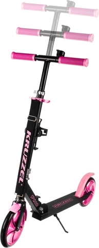 Összecsukható városi roller nagy kerekekkel (200 mm) gyerekeknek – rózsaszín