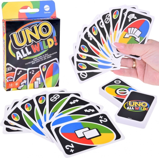 UNO All Wild! kártyajáték (angol verzió)