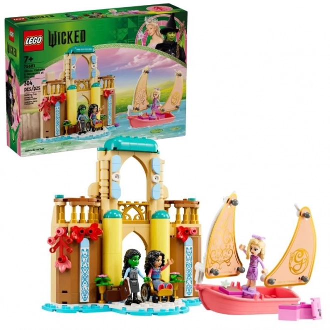 Lego Wicked Glinda, Elphaba és Nessarose a Shiz Egyetemen