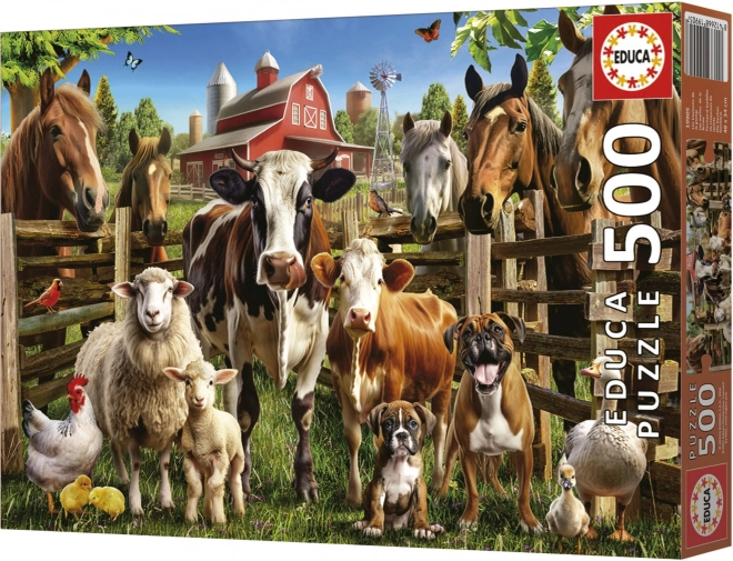 Educa 500 darabos farm barátai puzzle