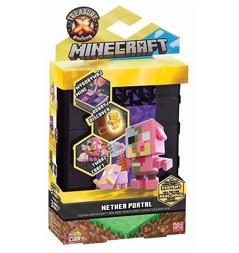 Minecraft kincses portal Nether figurák