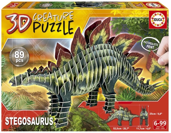 3D puzzle Stegosaurus 89 darabos