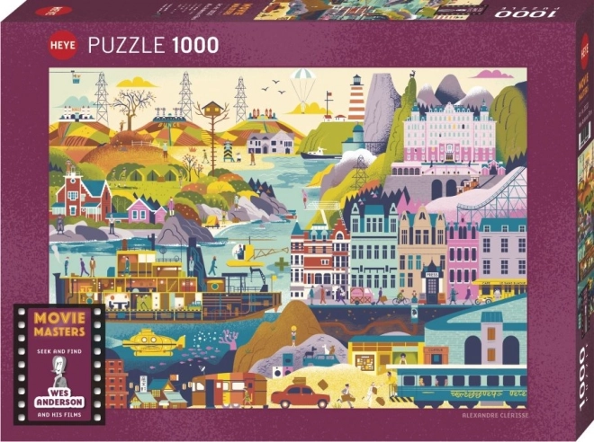 Heye puzzle film mesterek: Wes Anderson filmjei 1000 darab