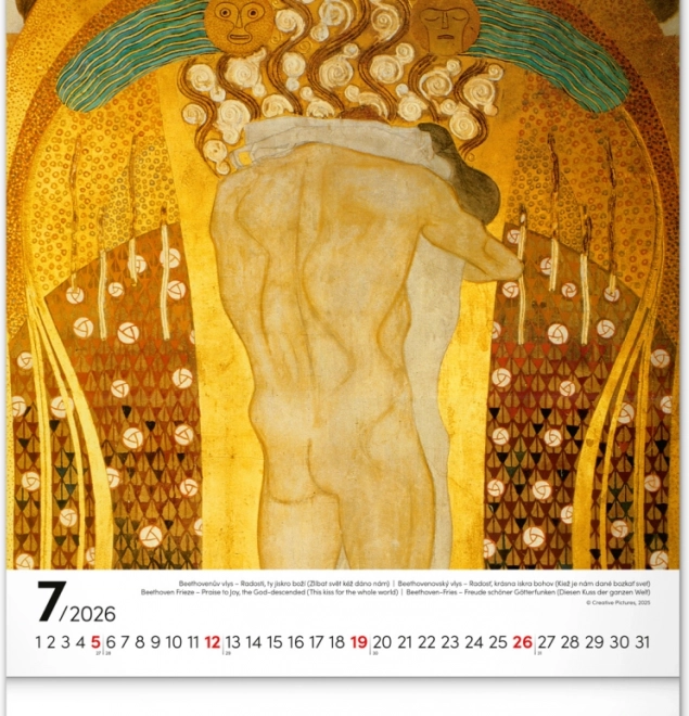 Falik naptár Gustav Klimt 2026