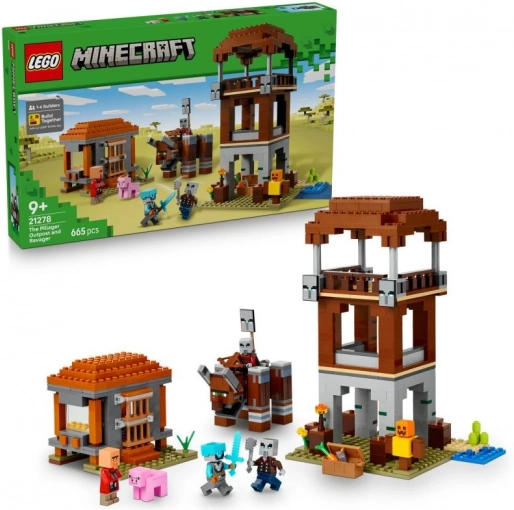 LEGO Minecraft portyázók és a romboló rejtekhelye