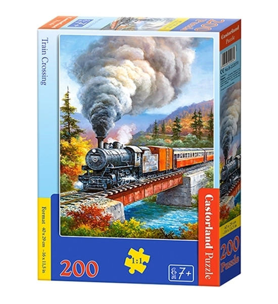 Castorland 200 darabos Vonat Puzzle 7+