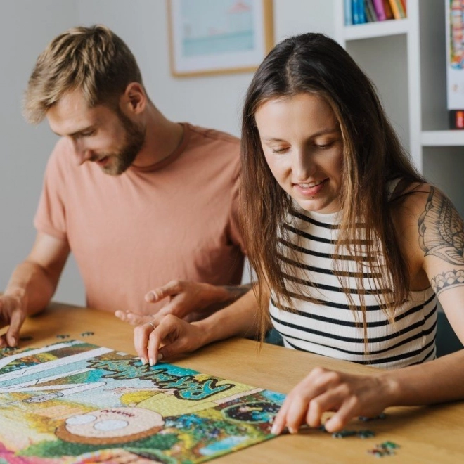Trefl Puzzle 1000 darabos Rick és Morty
