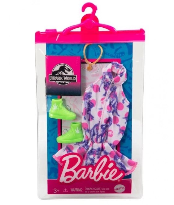 Barbie divat jurassic world kezeslábas és rövidnadrág szett