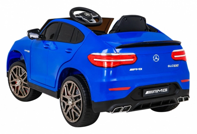 Mercedes Benz GLC63S gyerekeknek Kék + távirányító + 4x4 meghajtás + MP3 LED + EVA + lassú indulás