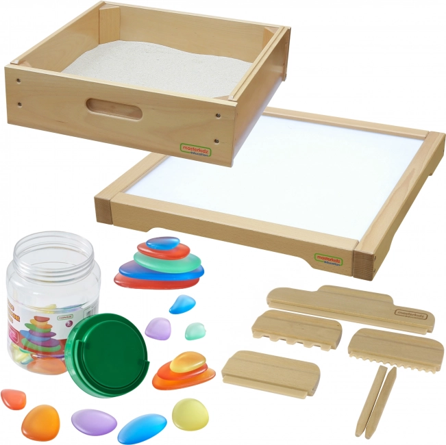 Érzékszervi Panel LED tartozékokkal Homokjátékhoz a Masterkidz-től