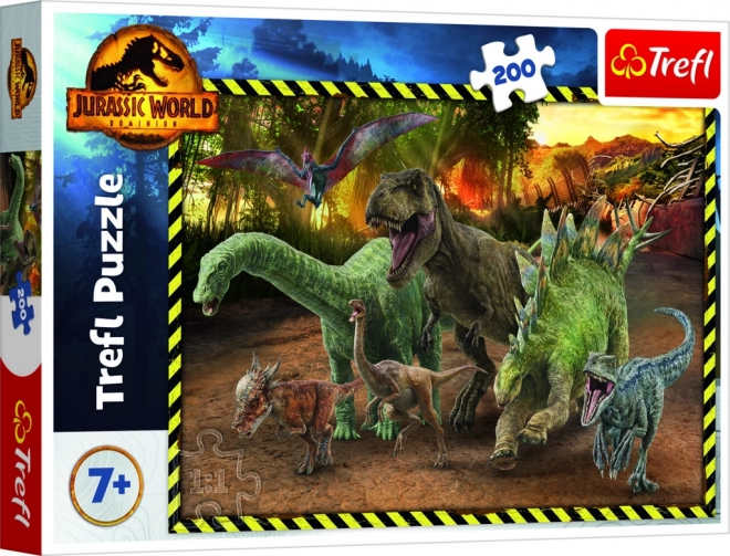 Jurassic Park dinoszaurusz puzzle 200 darabos