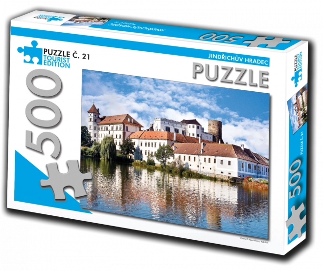 Turista kiadású puzzle - Jindřichův Hradec 500 darabos