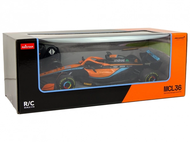 Távirányítós sportautó McLaren F1 1:18 narancssárga