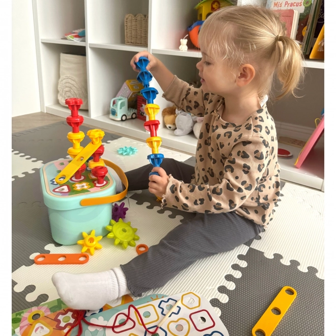 Woopie Green Montessori 12 az 1-ben motorkészlet