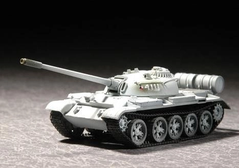 Model szovjet T-55 tank makett 1958