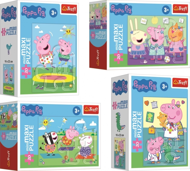 Minipuzzle Peppa malac 20 darabos