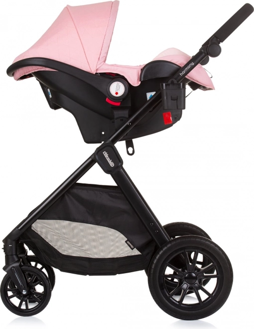 Chipolino autós gyerekülés Harmony i-Size 40-85 cm, gránitszürke – Flamingo