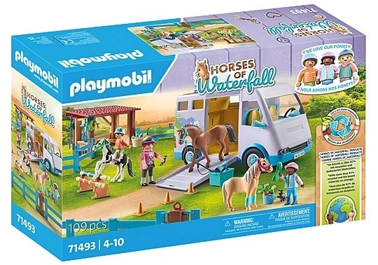 Sada figurák lovak 71493 Mobil oktatás lovaglásban