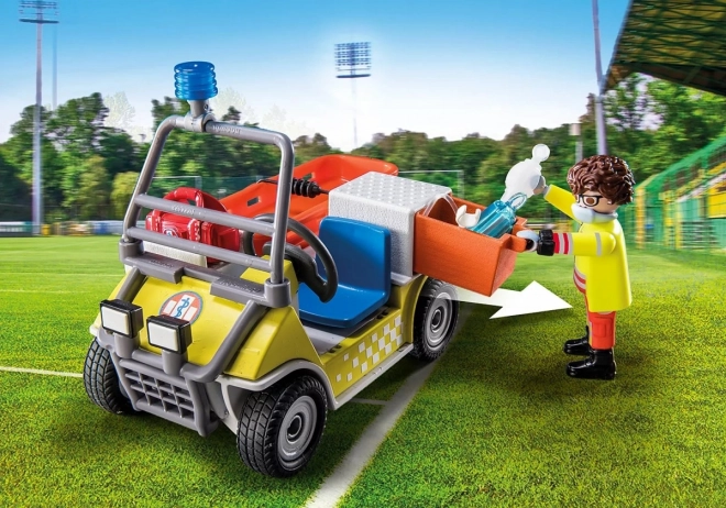 Playmobil city life játékkészlet mentőautóval