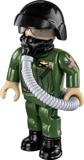 Pilótafigura felszereléssel