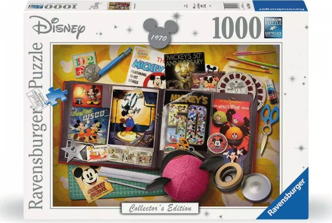 Ravensburger Disney puzzle: 1970 Mickey jubileumi 1000 darabos