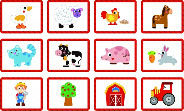 Tooky Toy Mágneses Puzzle Farm